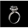 Image 4 : 5.59 ctw Black Diamond Ring - 14KT White Gold