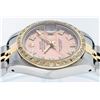 Image 2 : Rolex Two-Tone VVS Salmon Diamond DateJust Ladies Watch