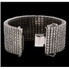 Image 3 : 14KT White Gold 47.05 ctw Diamond Bracelet