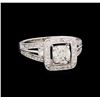 Image 1 : 1.58 ctw Diamond Ring - 18KT White Gold
