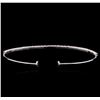 Image 2 : 0.70 ctw Diamond Bangle Bracelet - 14KT White Gold