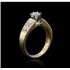 Image 3 : 14KT Yellow Gold 0.85 ctw Diamond Ring