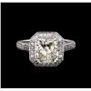 Image 2 : 14KT White Gold 3.62 ctw I-1/M Diamond Ring