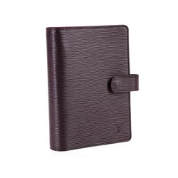 Louis Vuitton Purple Leather Agenda Cover