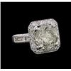Image 1 : 9.57 ctw Diamond Ring - 18KT White Gold