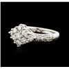 Image 1 : 14KT White Gold 1.25 ctw Diamond Ring