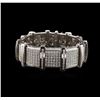 Image 1 : 14KT White Gold 5.95 ctw Diamond Bracelet