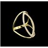 Image 1 : 0.20 ctw Diamond Ring - 14KT Yellow Gold