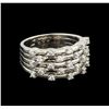 Image 1 : 0.70 ctw Diamond Ring - 14KT White Gold
