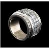 Image 4 : 4.35 ctw Diamond Ring - 14KT White Gold