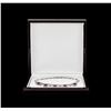 Image 3 : GIA Cert 31.39 ctw Ruby and Diamond Necklace - 18KT White Gold