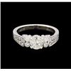 Image 2 : 1.25 ctw Diamond Ring - 18KT White Gold