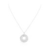 Image 1 : 14KT White Gold 2.05 ctw Diamond Pendant With Chain