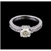 Image 2 : 1.24 ctw Diamond Ring - 14KT White Gold