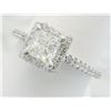 Image 2 : GIA Cert 1.03 ctw Diamond Ring - 14KT White Gold