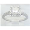Image 5 : GIA Cert 1.03 ctw Diamond Ring - 14KT White Gold