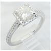 Image 6 : GIA Cert 1.03 ctw Diamond Ring - 14KT White Gold