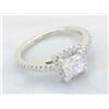 Image 9 : GIA Cert 1.03 ctw Diamond Ring - 14KT White Gold