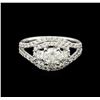Image 2 : 1.54 ctw Diamond Ring - 18KT White Gold