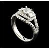 Image 4 : 1.54 ctw Diamond Ring - 18KT White Gold