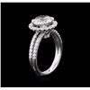 Image 3 : 3.80 ctw Diamond Ring - 18KT White Gold