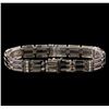 Image 2 : 14KT White Gold 0.58 ctw Diamond Bracelet