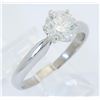 Image 3 : 1.17 ctw Diamond Solitaire Ring - 14KT White Gold