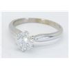 Image 4 : 1.17 ctw Diamond Solitaire Ring - 14KT White Gold