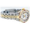 Image 3 : Rolex Two-Tone Ruby Channel Set Diamond DateJust Ladies Watch