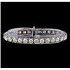 Image 1 : 14.64 ctw Diamond Tennis Bracelet - 14KT White Gold