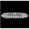 Image 2 : 14.64 ctw Diamond Tennis Bracelet - 14KT White Gold