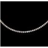 Image 2 : 18KT White Gold 21.08 ctw Diamond Necklace