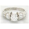 Image 9 : 1.14 ctw Certified Diamond Ring - Platinum