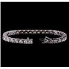 Image 3 : 10.35 ctw Diamond Tennis Bracelet - 14KT White Gold