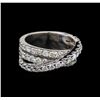 Image 1 : 14KT White Gold 2.40 ctw Diamond Ring