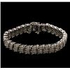 Image 1 : 8.10 ctw Diamond Bracelet - 14KT White Gold