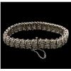 Image 2 : 8.10 ctw Diamond Bracelet - 14KT White Gold