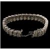 Image 3 : 8.10 ctw Diamond Bracelet - 14KT White Gold