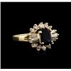 Image 1 : 14KT Yellow Gold 2.00 ctw Sapphire and Diamond Ring