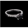 Image 1 : 1.92 ctw Black Diamond Ring - 14KT White Gold