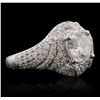 Image 1 : 14KT White Gold 2.39 ctw Diamond Ring