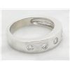 Image 7 : 0.40 ctw Diamond Ring - 14KT White Gold