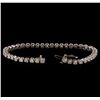 Image 3 : 14KT White Gold 2.23 ctw Diamond Tennis Bracelet