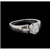 Image 1 : 0.88 ctw Diamond Ring - 18KT White Gold