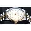 Image 8 : Rolex Two-Tone Champagne Diamond DateJust Men's Watch