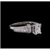 Image 1 : GIA Cert 1.52 ctw Diamond Ring - 18KT White Gold