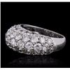 Image 1 : 14KT White Gold 5.34 ctw Diamond Ring