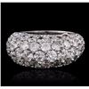 Image 2 : 14KT White Gold 5.34 ctw Diamond Ring