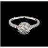 Image 2 : 1.00 ctw Diamond Ring - 14KT White Gold