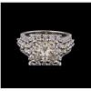Image 2 : 5.91 ctw Diamond Ring - 14KT White Gold